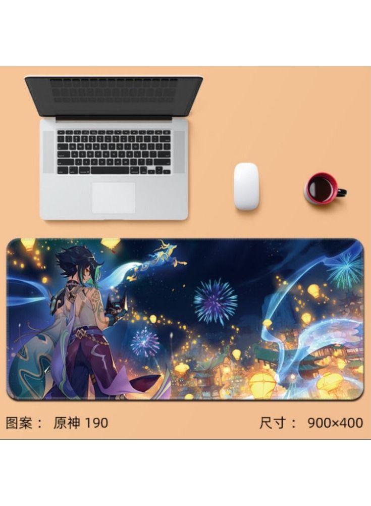 Genshin Impact theme game mouse pad