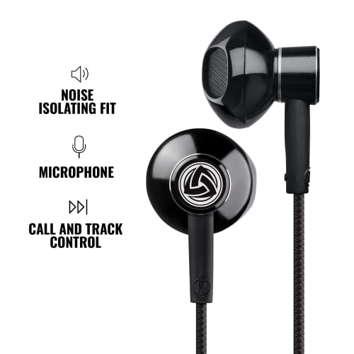 LUDOS SPECTA Wired Earbuds in-Ear Headphones, 5 Years Warranty, Earphones with Microphone for Clear Calls, Noise Isolating, for iPhone, iPad, Samsung, Laptop, School Students, Kids, Women, Small Ears - Image 4