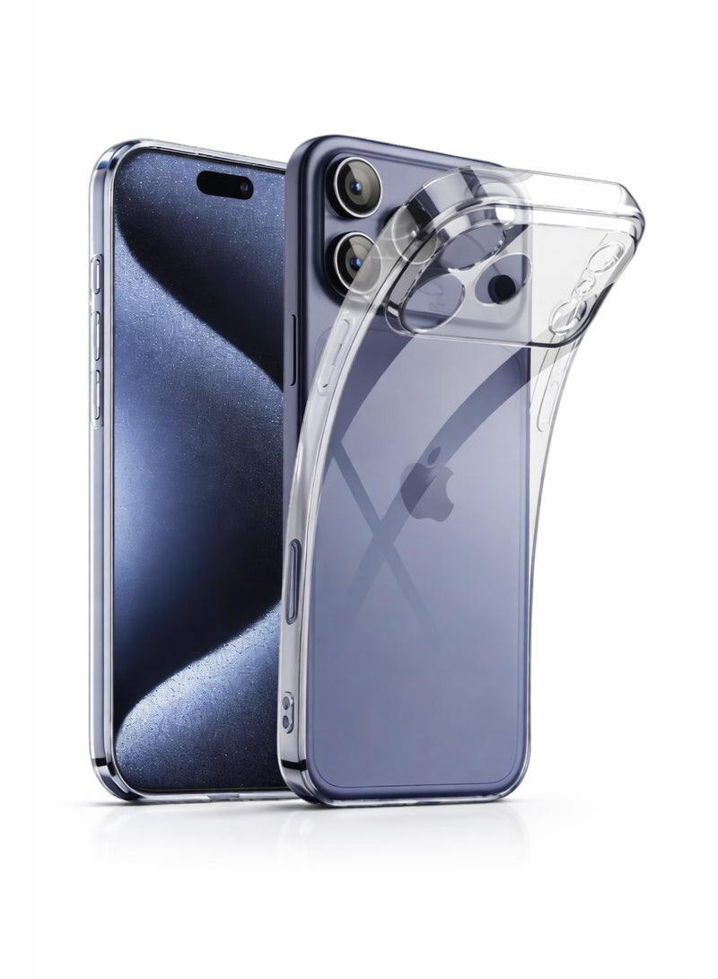 iPhone 17 Pro Scratch-Resistant, Shock-Absorbing Protective Case -  (Clear) - Image 1