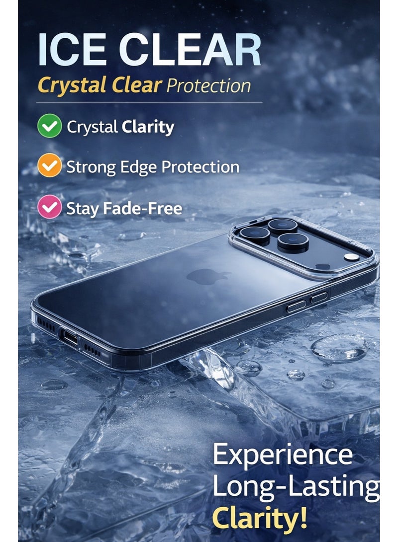 iPhone 17 Pro Scratch-Resistant, Shock-Absorbing Protective Case -  (Clear) - Image 5