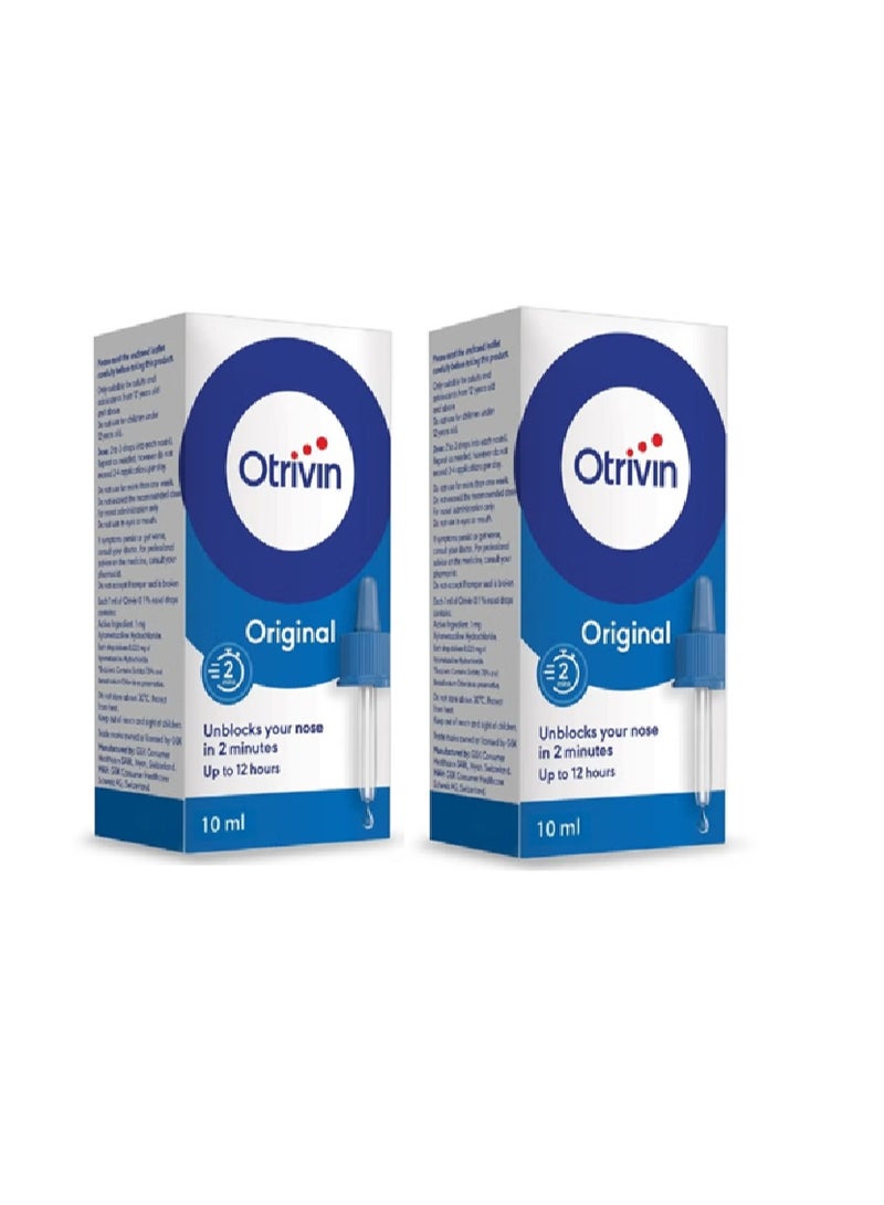 Nasal 0.1% Drops Twin Pack