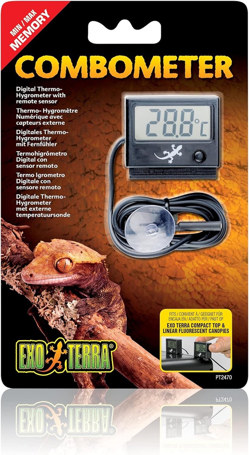Exo Terra PT2470 Digital Thermo-Hygro Combometer with Remote Sensor - Image 1