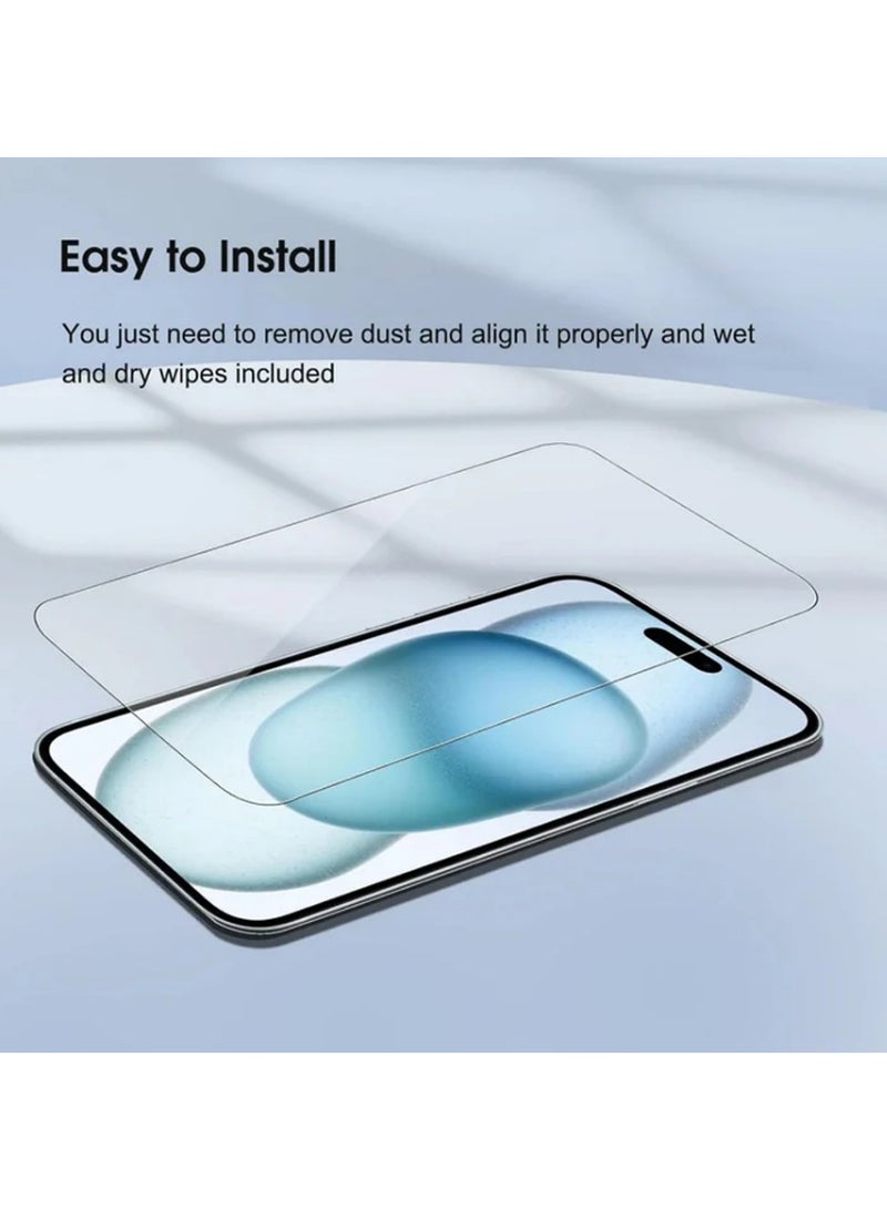 X-level 2Pack iPhone 17 Pro Max Screen Protector 6.9 Inch HD Easy Installation, Aerospace Grade Protection, Scratch Resistant, Anti-Fingerprint, Bubble Free, Case Friendly, 9H Tempered Glass Film Clear - Image 3