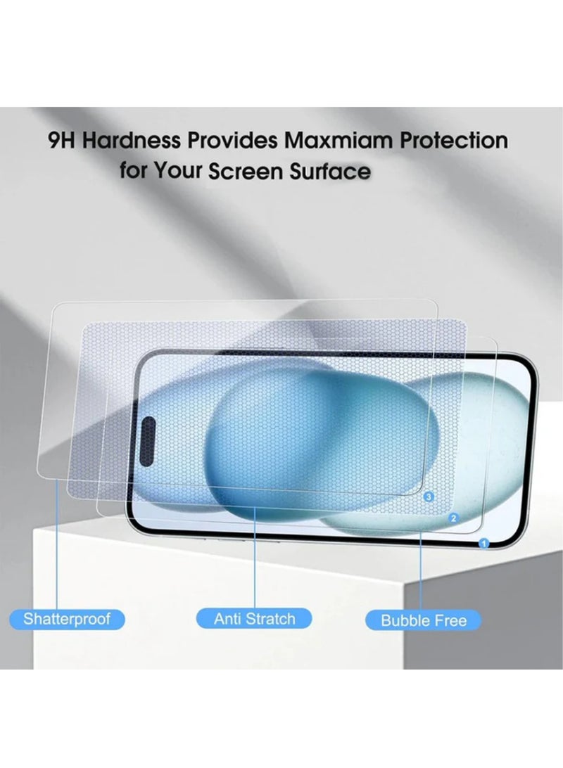 X-level 2Pack iPhone 17 Pro Max Screen Protector 6.9 Inch HD Easy Installation, Aerospace Grade Protection, Scratch Resistant, Anti-Fingerprint, Bubble Free, Case Friendly, 9H Tempered Glass Film Clear - Image 5