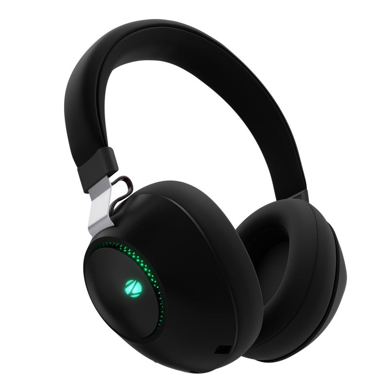 ZEBRONICS Duke (2026 Upgrade) Wireless Headphone, BT v5.3, Upto 60 hrs Playback, 40mm Drivers, Deep Bass, ENC, Gaming Mode, Dual Pairing, LED Lights, Media/Volume Control, Call Function (Black) - Image 2