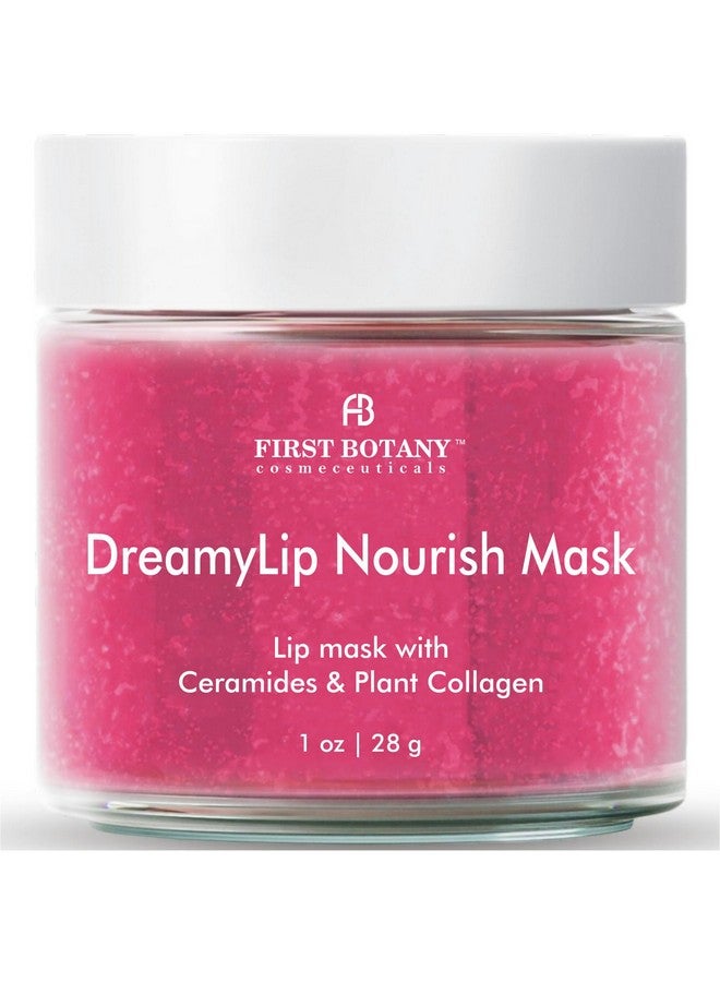 First Botany Lip Mask & Lip Balm 2 In 1 Nourishing & Hydrating Leaveon Overnight Lip Mask Or Lightweight Nonsticky Daytime Lip Care With Vitamin C Antioxidants Ceramides Collagen 1 Oz. - Image 1