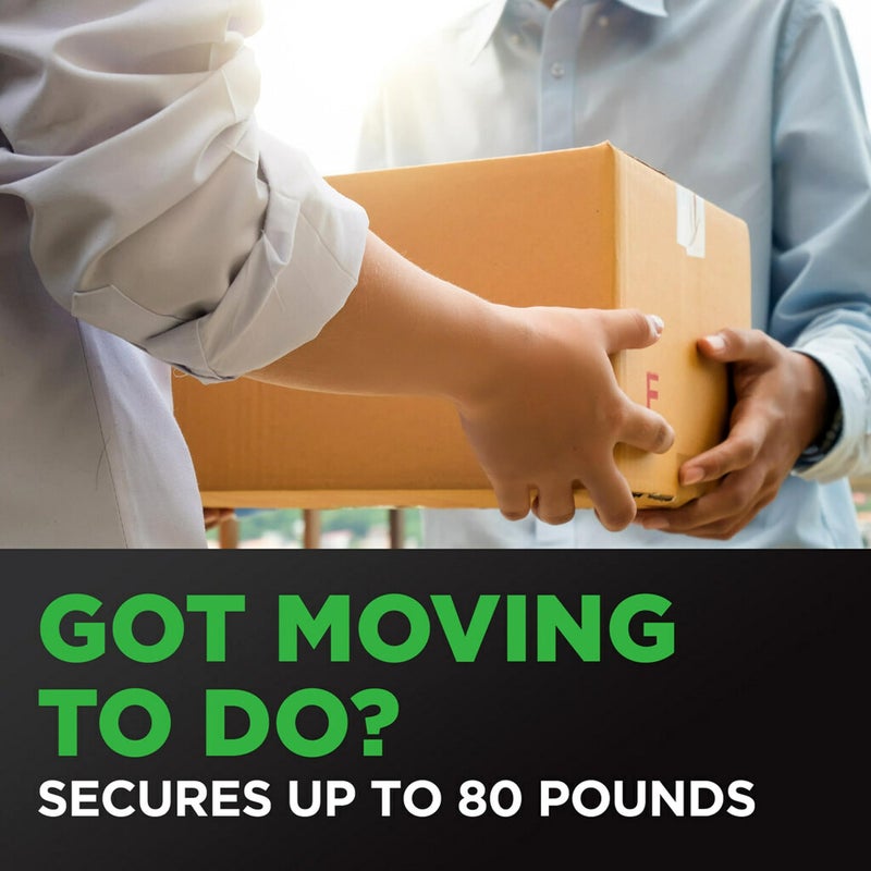 Scotch Tough Grip Moving Packing Tape, Clear, Moving Tape That Secures Boxes up to 80 Pounds, Moving Supplies, 1.88 in. x 22.2 yd., 6 Tape Rolls with Dispensers - Image 2