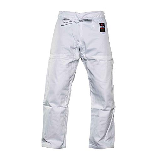 FUJI Unisex Adult Standard BJJ Gi Pants, White, A3 - Image 1