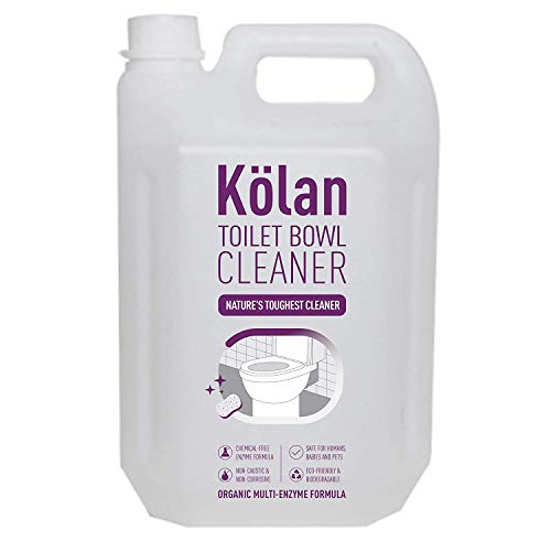 Kolan Toilet Bowl Cleaner 5 L | Organic Multi-Enzyme Formula | Eco-Friendly and Biodegradable | No Bleach, Chemical Free | Removes Tough Yellowish Urinal and Faecal Stains - Image 1