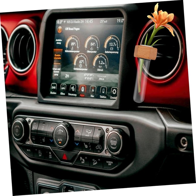 Luxshiny Car Air Vent Flower Vase Decorative Vase for Fresheners Auto Vent Clip Ornament - Image 5