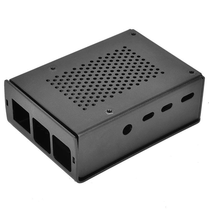 غلاف راسببير باي 4: خليط ألومينيوم CNC فاخر - غلاف تسخين سريع لـ Raspberry Pi 4 Model B مع تصميم صديق لشبكة الواي فاي، تناسق مثالي للمميزات، تثبيت سهل - Image 2
