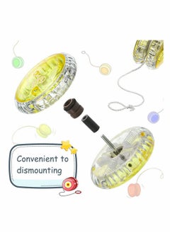 KASTWAVE 6 Pieces LED Light Yo-Yo, Plastic Responsive Yoyo Entertaining Yoyo for Beginner Party Favors, Kids Party Favors Funny Kid Toys Game, Goodie Bag Fillers Classroom Rewards (Random Colors)  - Image 3