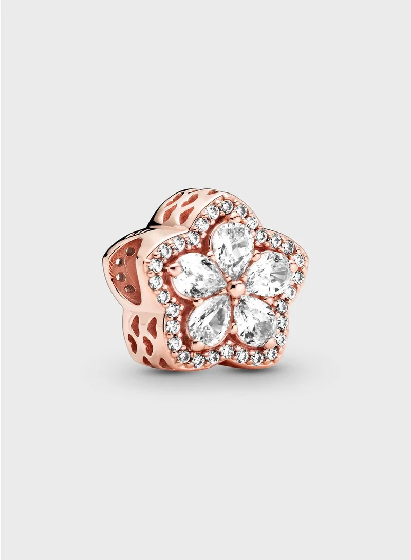 PANDORA Sparkling Snowflake PavÃ© Charm