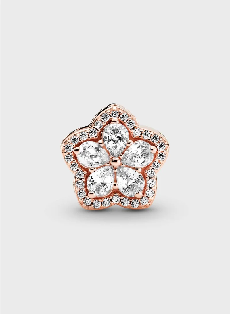 PANDORA Sparkling Snowflake PavÃ© Charm