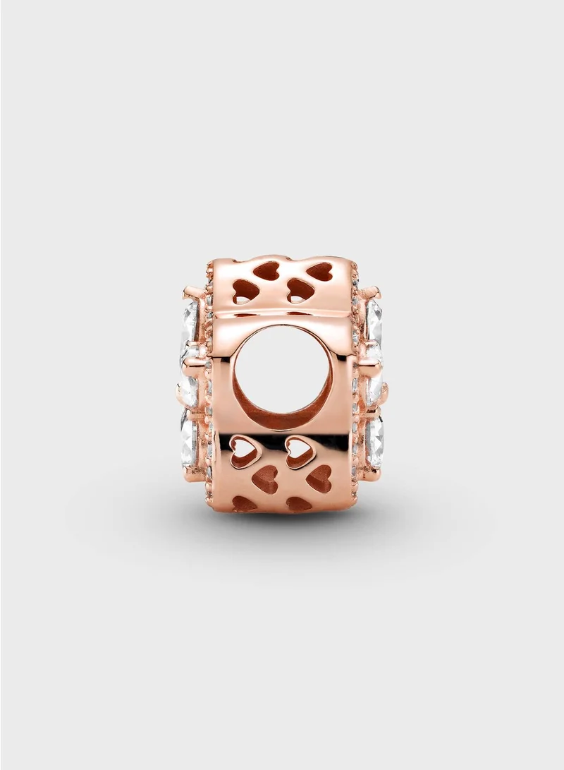 PANDORA Sparkling Snowflake PavÃ© Charm