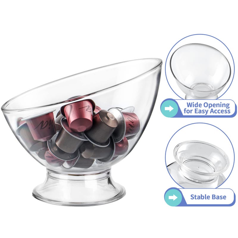 MOLIGOU Coffee Pod Holder Bowl, Coffee Capsule Container, Coffee Pod Storage Organizer for Kitchen Counter - Image 4