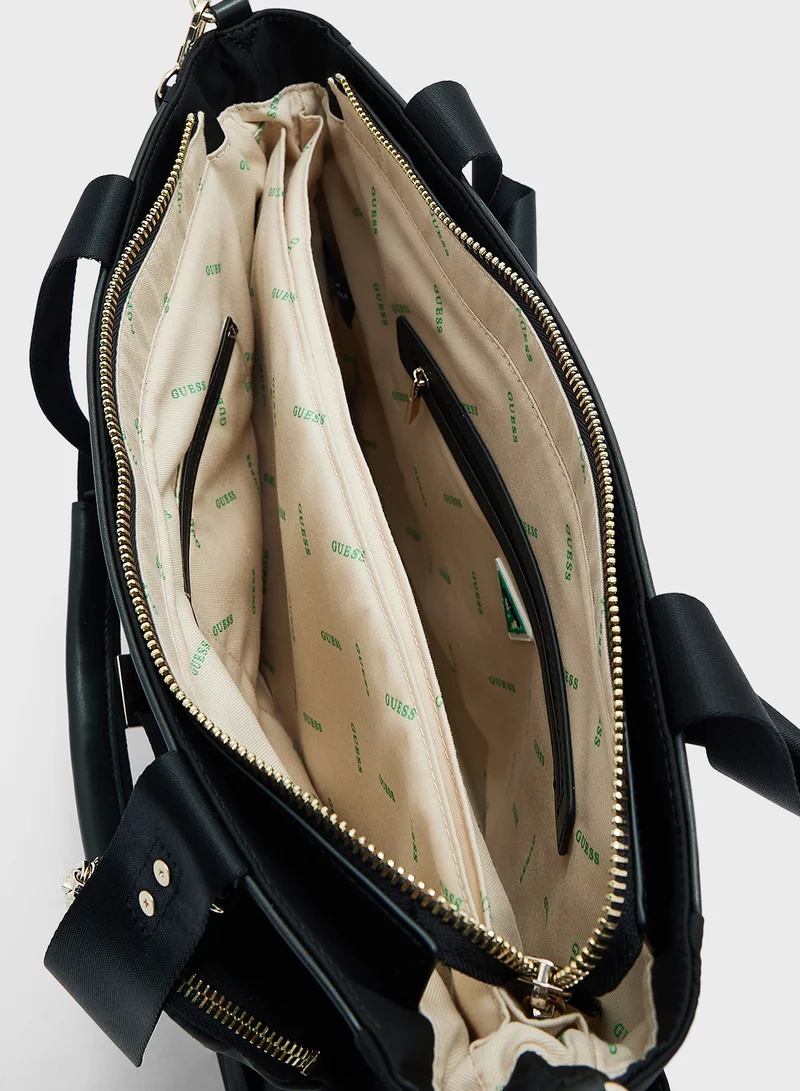 GUESS Eco Gemma Travel Tote Bag
