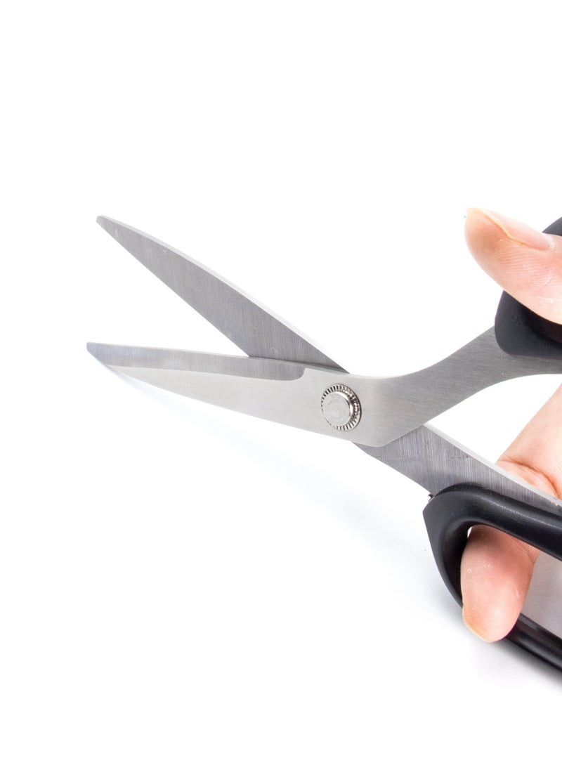 Generic Stainless Steel X-cross Tailor Scissor (8 Inch, Steel Silver color, Handle Black)  - Image 5