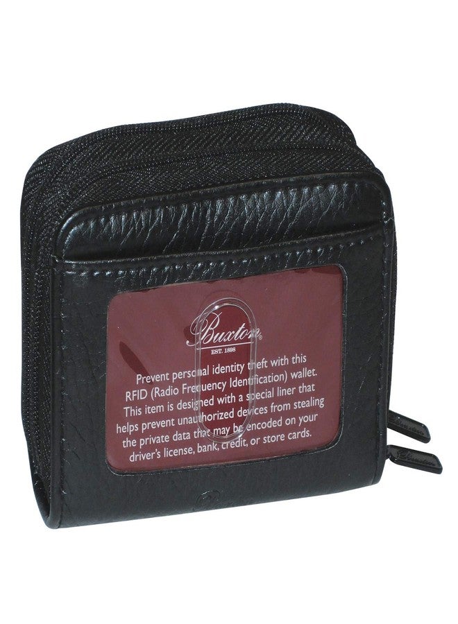 Buxton womens Pebble Wizard Wallet, Black, One Size US - Image 3
