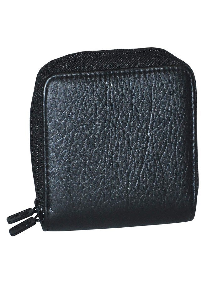 Buxton womens Pebble Wizard Wallet, Black, One Size US - Image 1
