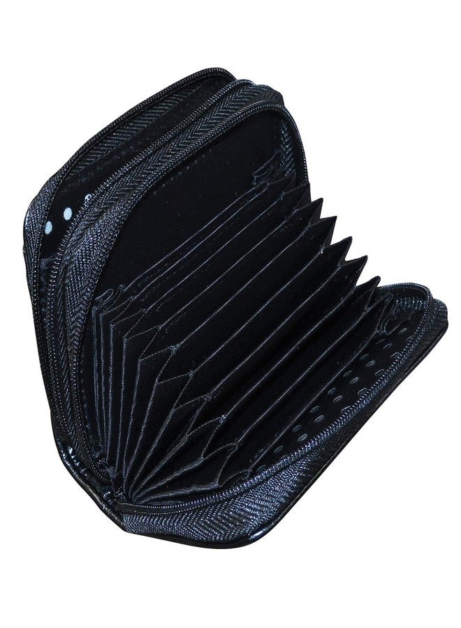 Buxton womens Pebble Wizard Wallet, Black, One Size US - Image 2