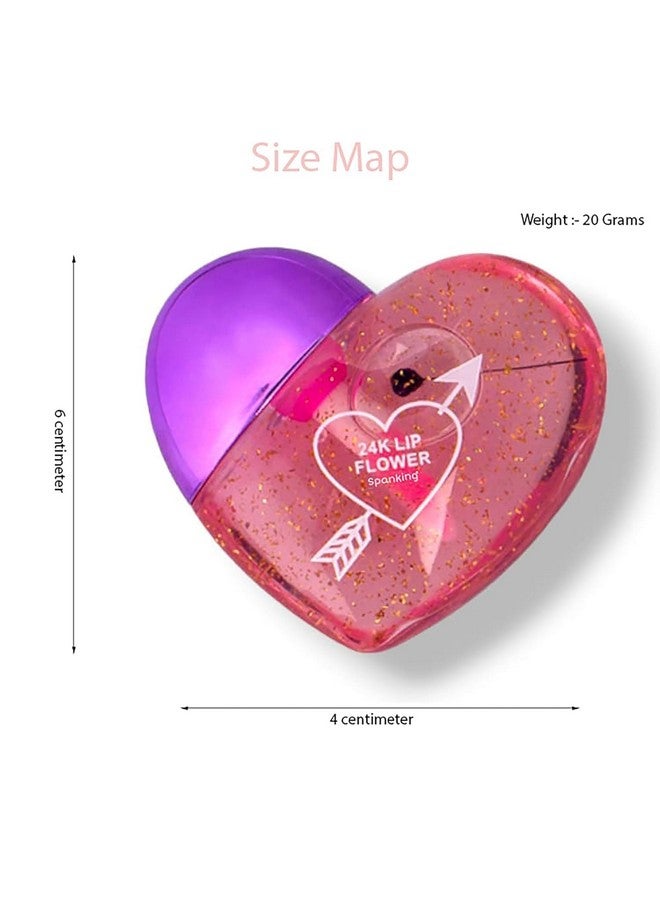 Keli Moisturizing And Hydrating Cute Heart Shaped Lip Gloss Tint For Women/Girls | Long Lasting & Easy to Use | Nourishing Natural Lips & Cheek Tint (Pack of 1) - Image 3