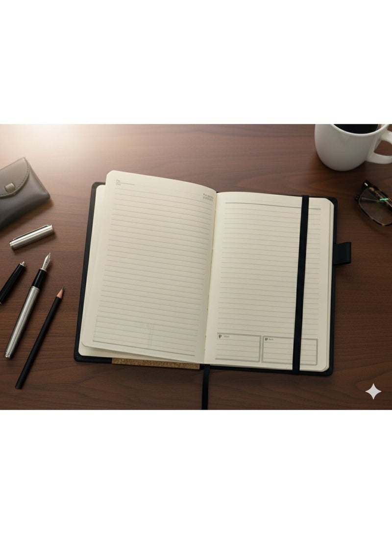 Cork & PU Leather A5 Notebook – Eco-Elegant Design for Everyday Notes - Image 1