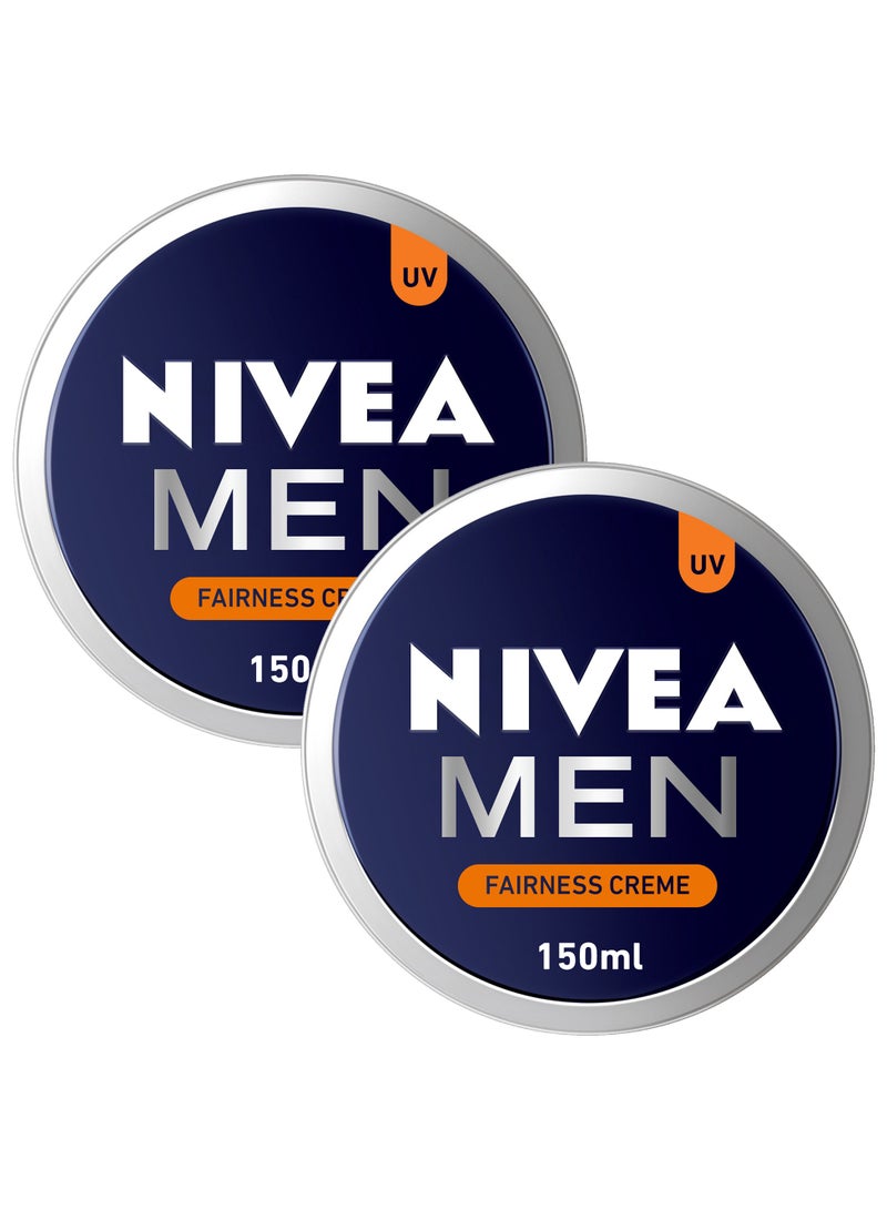 Nivea Men Face Body And  Hands Cream Fairness Fair And  Even Skin Tone Pack of 2 - Image 1
