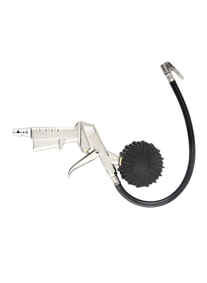 Tyre Inflator With Dial Gauge Vehicles Air Compressor - Image 2