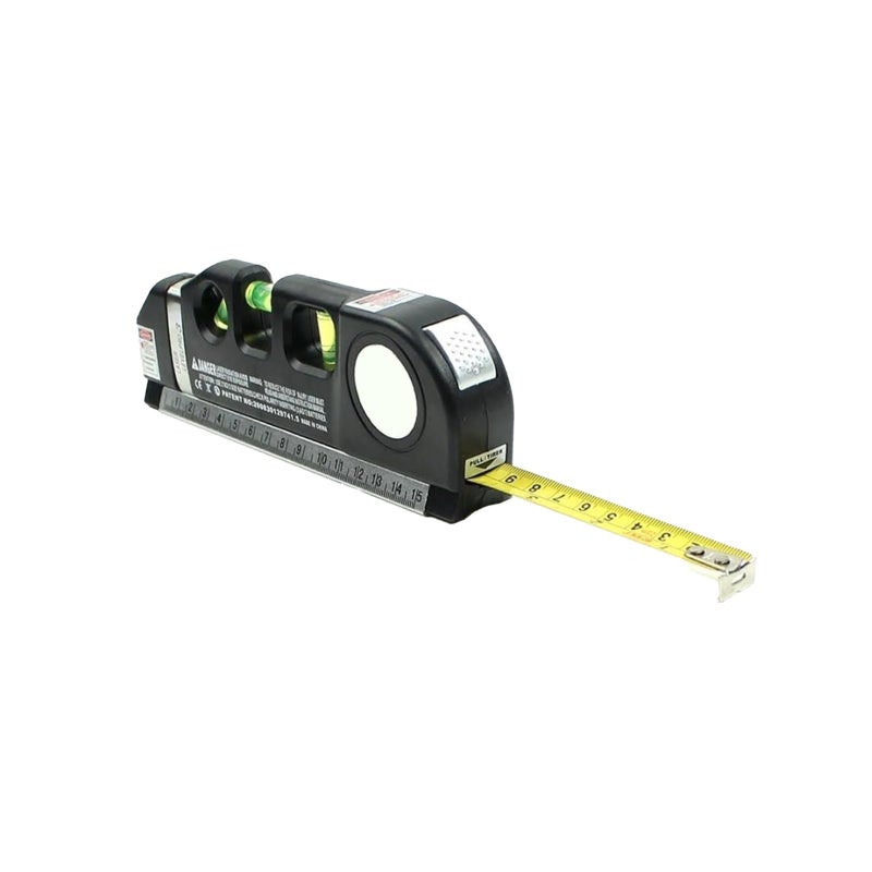 Multipurpose Laser Level, Spirit Levels Line Lasers, Sided Measuring Tape, Ruler Reusable Tool Kit for Multi-Purpose DIY Cross Levelling Wall Line