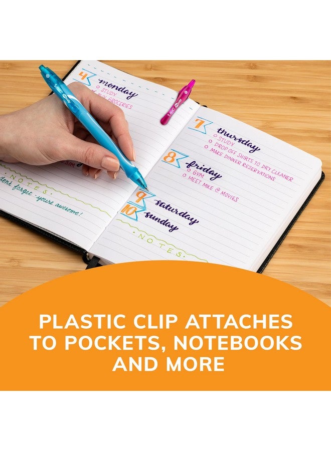 بيك أقلام جل سريعة الجفاف من Gelocity بألوان متنوعة (قد تختلف الألوان)، رأس متوسط (0.7 مم)، عبوة من 12 قلمًا، أقلام جل قابلة للسحب مع قبضة كاملة مريحة - Image 5