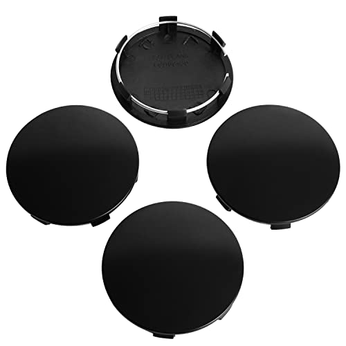 KitsPro 3.25Inch 83MM Wheel Center Caps for Cadillac Chevrolet Chevy GMC Escalade Colorado Tahoe Silverado Sierra 1500 Rim Hub Caps, Pack of 4 (Matte Black, Outer 83MM, Inner 75MM) - Image 1