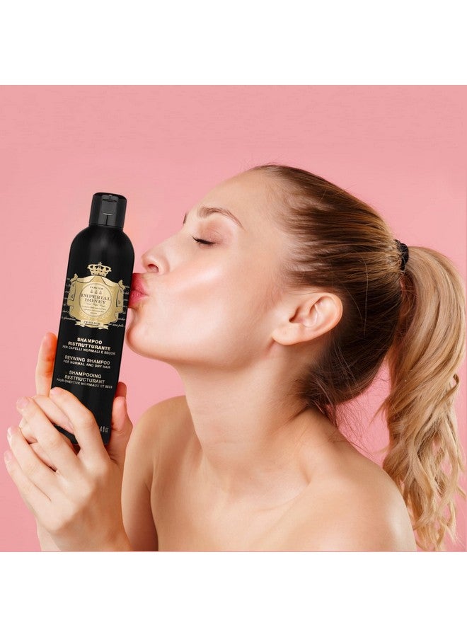 Perlier Imperial Honey Shampoo - Luxurious Moisturizing Shampoo For Regular, Dry, Or Itchy Scalps, Help Curl And Shine Your Hair With Imperial Honey Hydrating Shampoo 8.4 Oz - Image 5