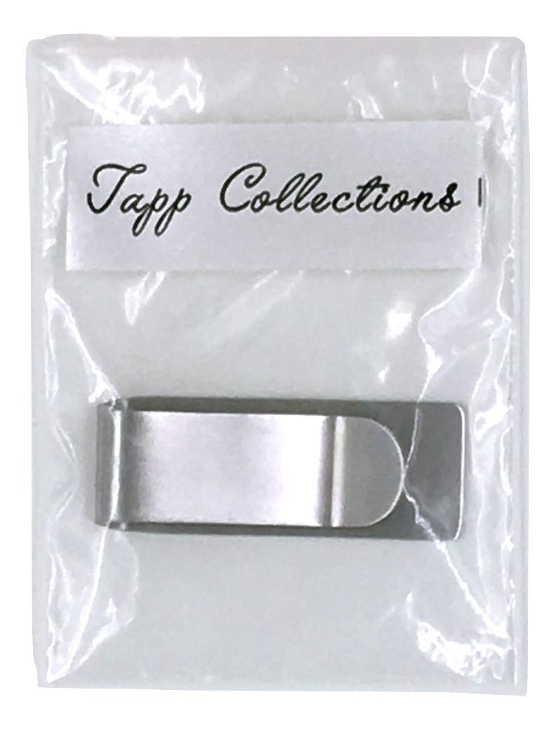 Tapp Collections Silver Stainless Steel Slim Money Clip #3 - Silver - Image 4