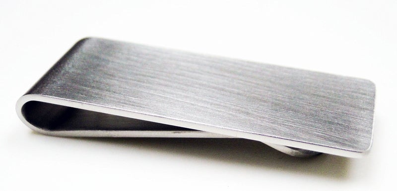 Tapp Collections Silver Stainless Steel Slim Money Clip #3 - Silver - Image 5