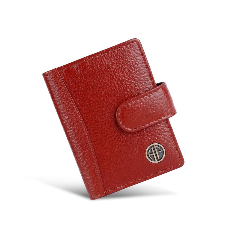 HAMMONDS FLYCATCHER Genuine Leather Card Holder Wallet for Man & Women, RFID Protected ATM/Credit Card Holder Wallet for Men with 18 Slots, Gift for Men, Father, Husband, Boyfriend - Brown - Image 1