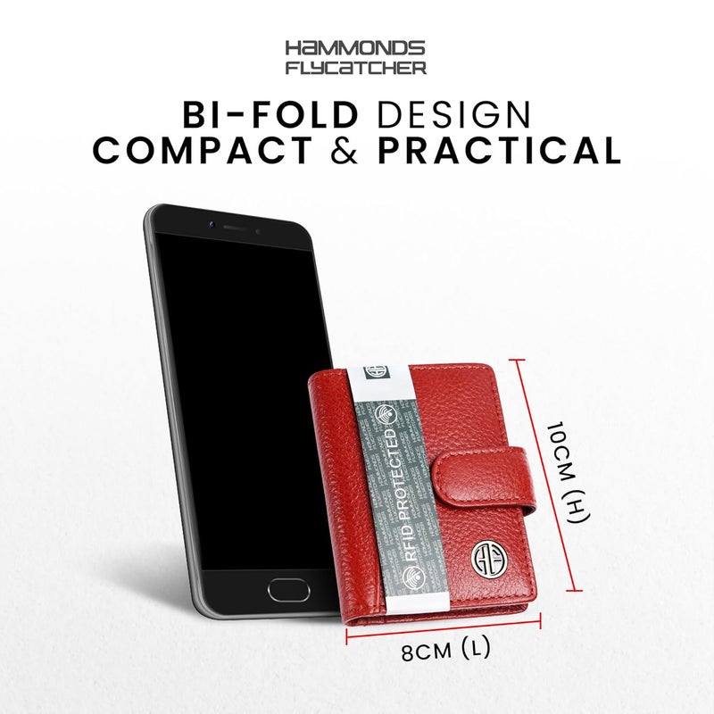 HAMMONDS FLYCATCHER Genuine Leather Card Holder Wallet for Man & Women, RFID Protected ATM/Credit Card Holder Wallet for Men with 18 Slots, Gift for Men, Father, Husband, Boyfriend - Brown - Image 3