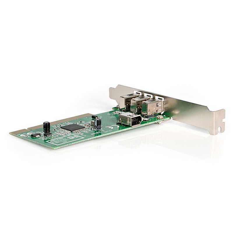 StarTech.com 4 port PCI 1394a FireWire Adapter Card - 3 External 1 Internal FireWire PCI Card , TAA (PCI1394MP) - Image 4