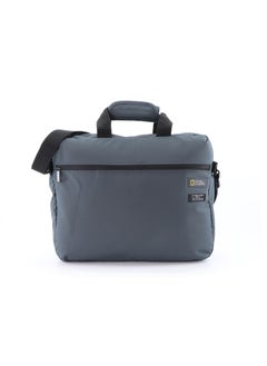 NATIONAL GEOGRAPHIC National Geographic Mutation Briefcase Grey, Durable Water Resistant Lightweight Laptop Bag, Messenger Bag For Office Business Travel College  - Image 1