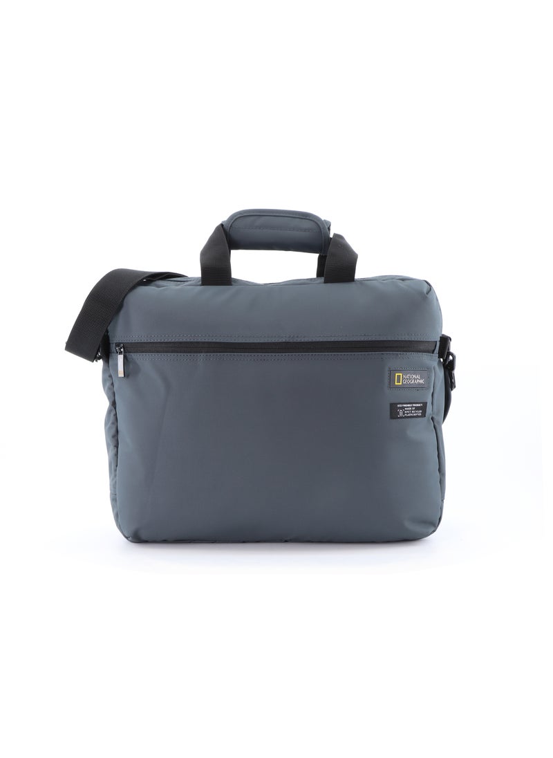 NATIONAL GEOGRAPHIC National Geographic Mutation Briefcase Grey, Durable Water Resistant Lightweight Laptop Bag, Messenger Bag For Office Business Travel College  - Image 1