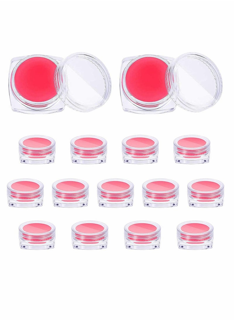 KASTWAVE Diamond Art Painting Wax Storage Box Full of Red Glue Clay, DIY Diamond Art Wax Holder Case with Glue Clay for Diamond Painting Embroidery Accessories (Square - 15 Pcs)  - Image 1