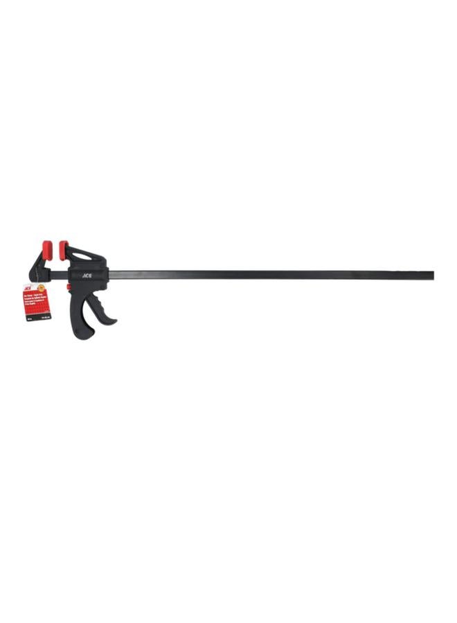 ACE Steel Body Quick-Grip Bar Clamp with Comfort Nylon Grip Handles Black 48inch 