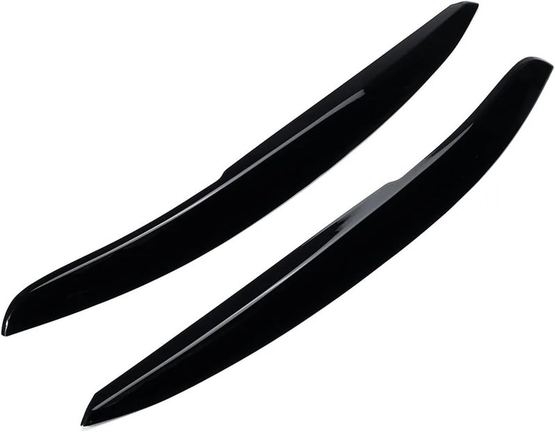 QASULER Headlight Eyebrow Eyelids Trim for VW Polo MK5 - Image 1