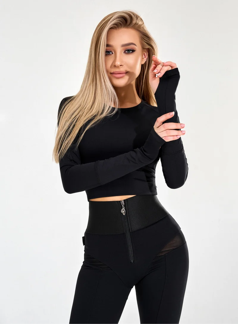 Bona Fide Bona Fide Compression Shirts for Women – Long/Short Sleeve Women’s Workout Crop Top - Designed for Gym, Workout and Running
