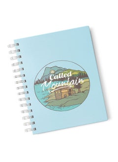 Beautiful Place  A5 Spiral Notebook Mountains Calling Design