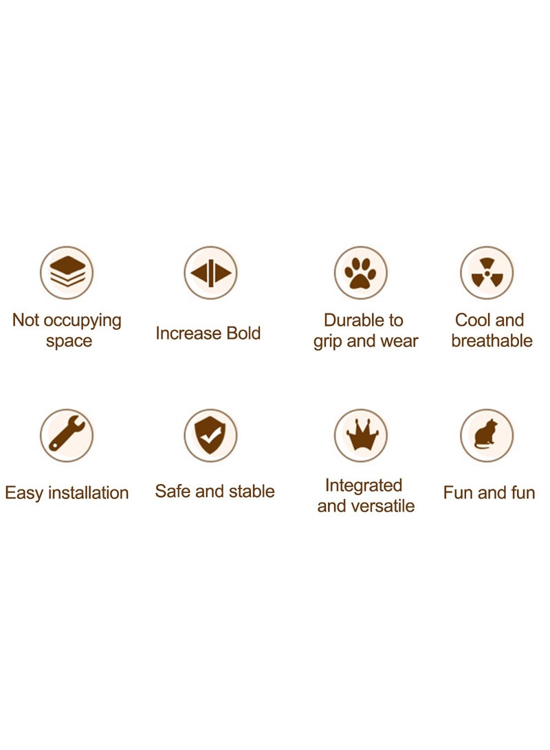 Multifunctional Cat Climbing Frame Large Cat Nest Four Seasons Universal Cat Tree Oversized Capsule Cat Scratching Board Cat Villa Cat Toys