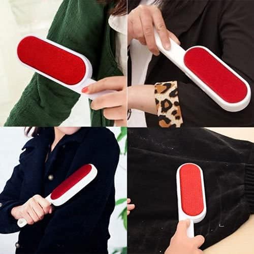 Gra8 Dog Cat Hair Remover Brush Reusable Washable Pet Fur Lint Brush Clothes Fluff Fur Hair Remover from Clothing and Sofa Cleaning Tools (1Pcs) (Multicolor) - Image 5