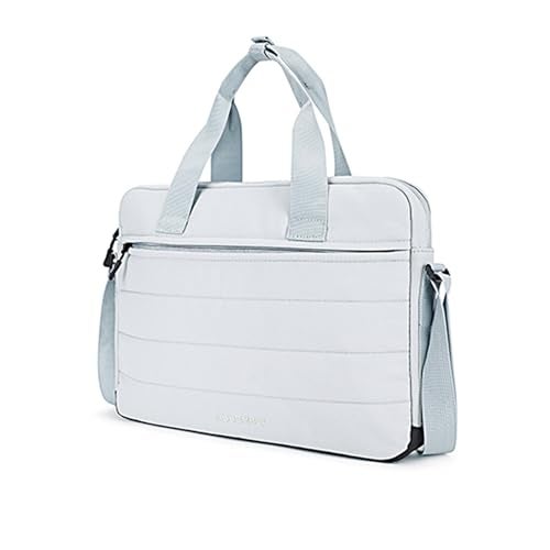 THE ASSEMBLY Assembly Messenger Bag with Quick-Access Pockets & Adjustable Strap, Lightweight 14-Inch Laptop Bag for Daily Commute & Business Travel, Grey - Image 1