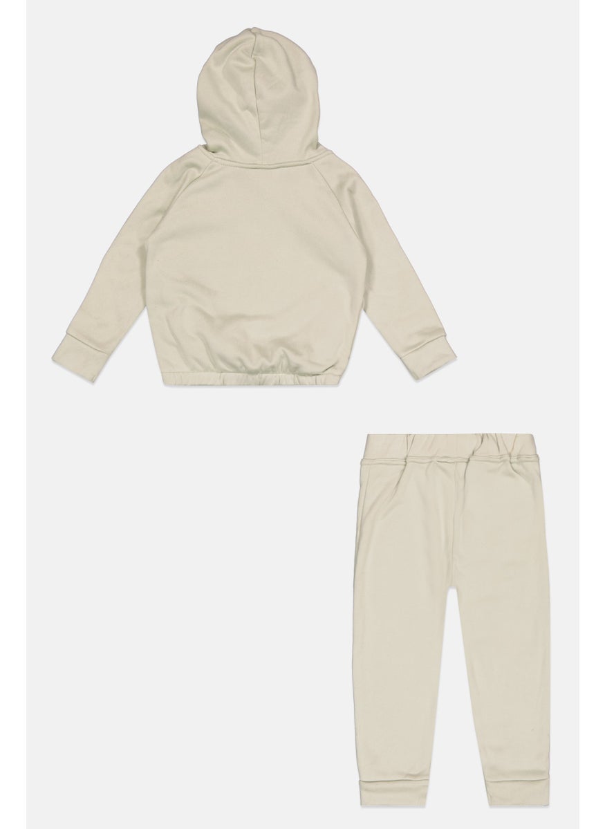 Body Glove - Toddlers Girl 2pcs Brand Logo Sweatshirts And Pants Set , Sage Green - Image 1