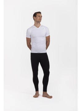 Oil Company Thermal Underwear Top Short Sleeve V Neck Unisex PP Seamless Level II OCP007  - Image 2